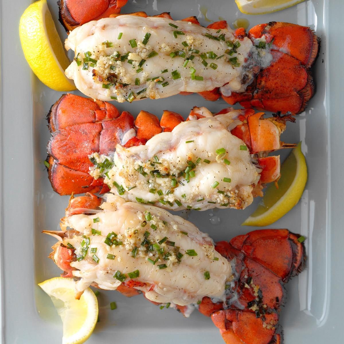 Easy Grilled Lobster Tails with Garlic Herb Butter